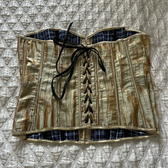 NEW Gold Corset - Size 2XL (34” Waist) - Picture 1 of 3
